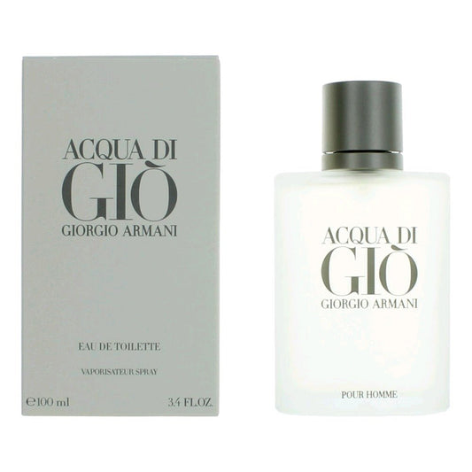 Acqua Di Gio by Giorgio Armani, 3.4 oz Eau De Toilette Spray for Men - 101 Perfume Plus