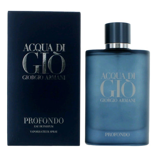 Acqua Di Gio Profondo by Giorgio Armani, 4.2 oz Eau De Parfum Spray for Men - 101 Perfume Plus