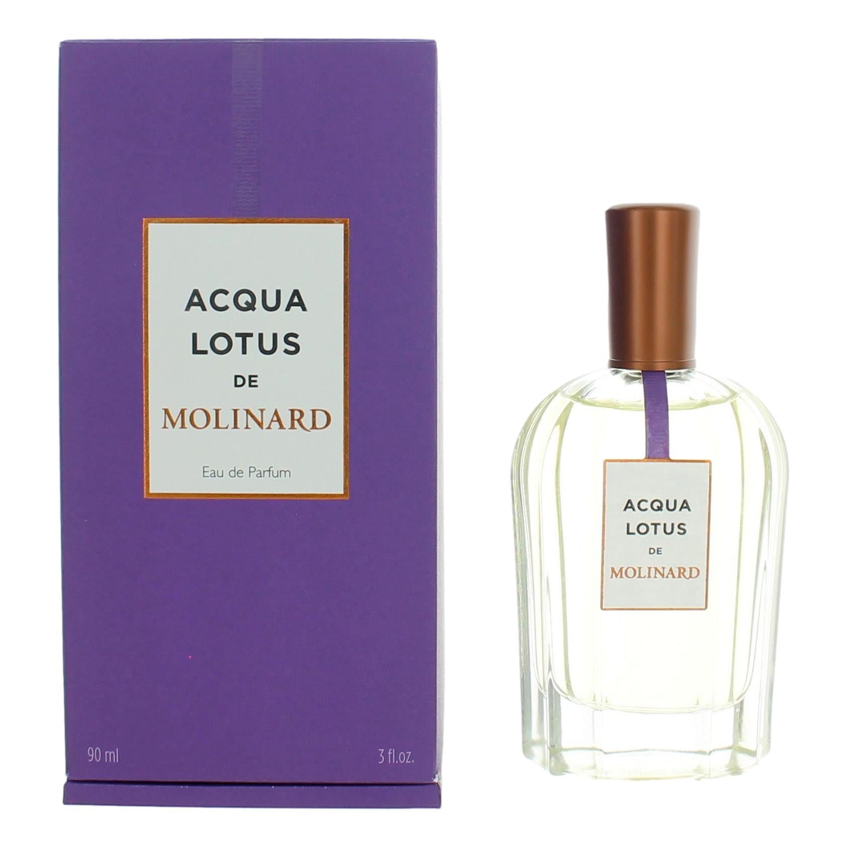 Acqua Lotus by Molinard, 3 oz eau De Parfum Spray for Women - 101 Perfume Plus