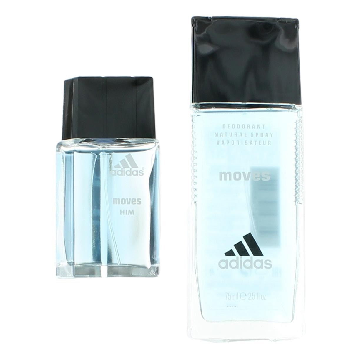 Adidas Moves by Adidas, 2 Piece Gift Set for Men - 101 Perfume Plus