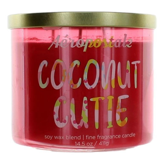 Aeropostale 14.5 oz Soy Wax Blend 3 Wick Candle - Coconut Cutie - 101 Perfume Plus