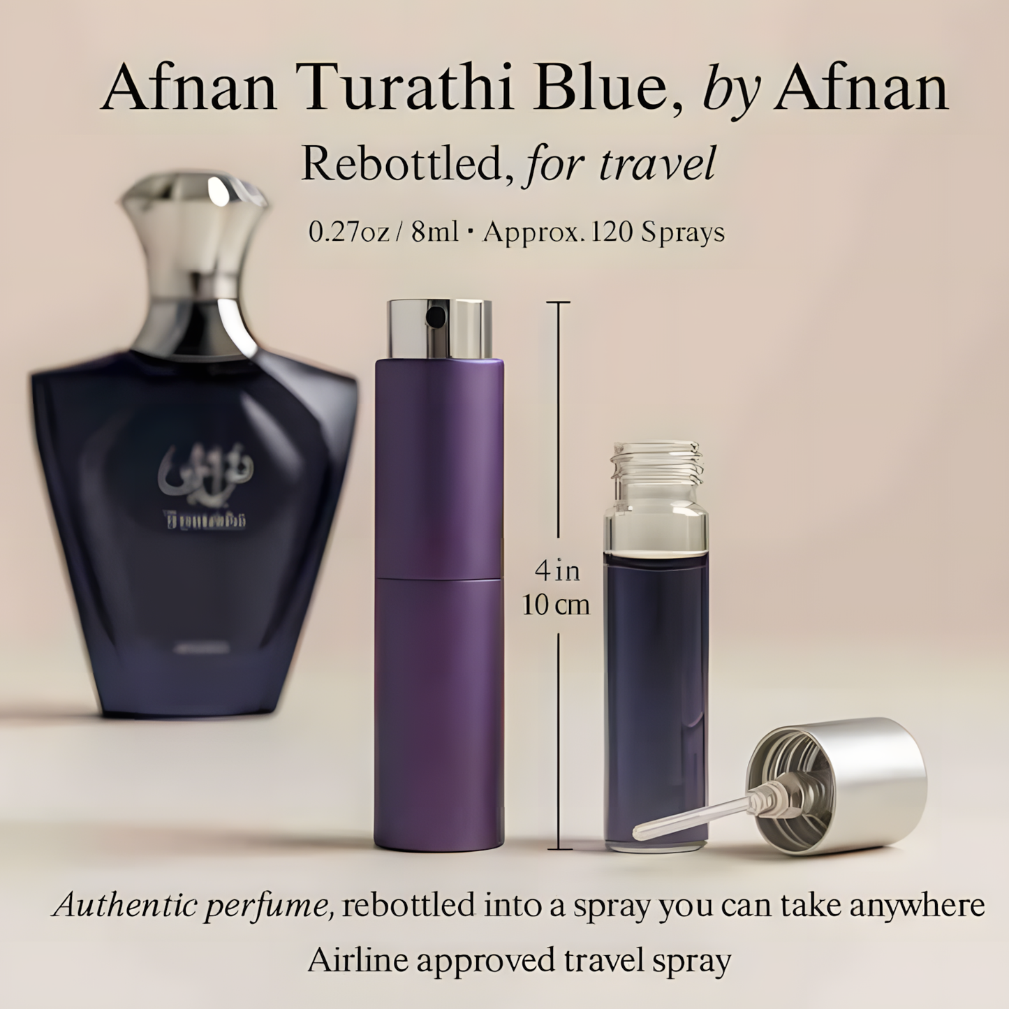 Afnan Turathi Blue by Afnan - 8ml Travel Spray