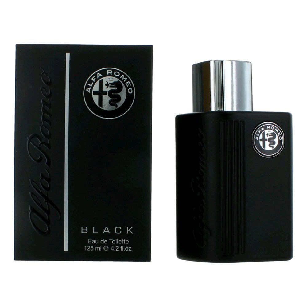 Alfa Romeo Black by Alfa Romeo, 4.2 oz Eau De Toilette Spray for Men - 101 Perfume Plus