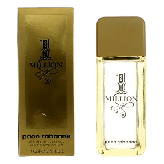 1 Million by Paco Rabanne, 3.4 oz After Shave Lotion for Men