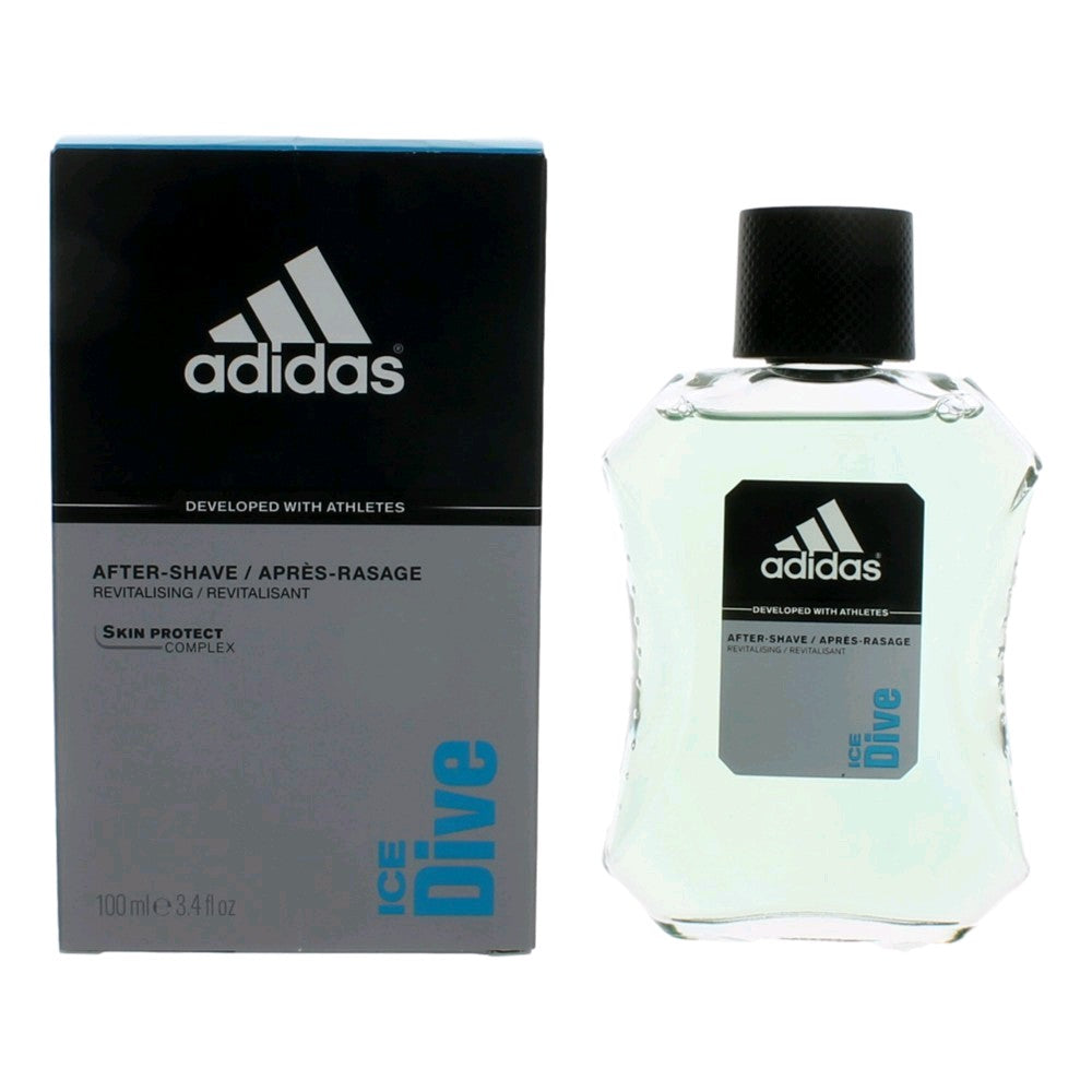 Adidas Ice Dive de Adidas, 3.4 oz para después del afeitado para hombres