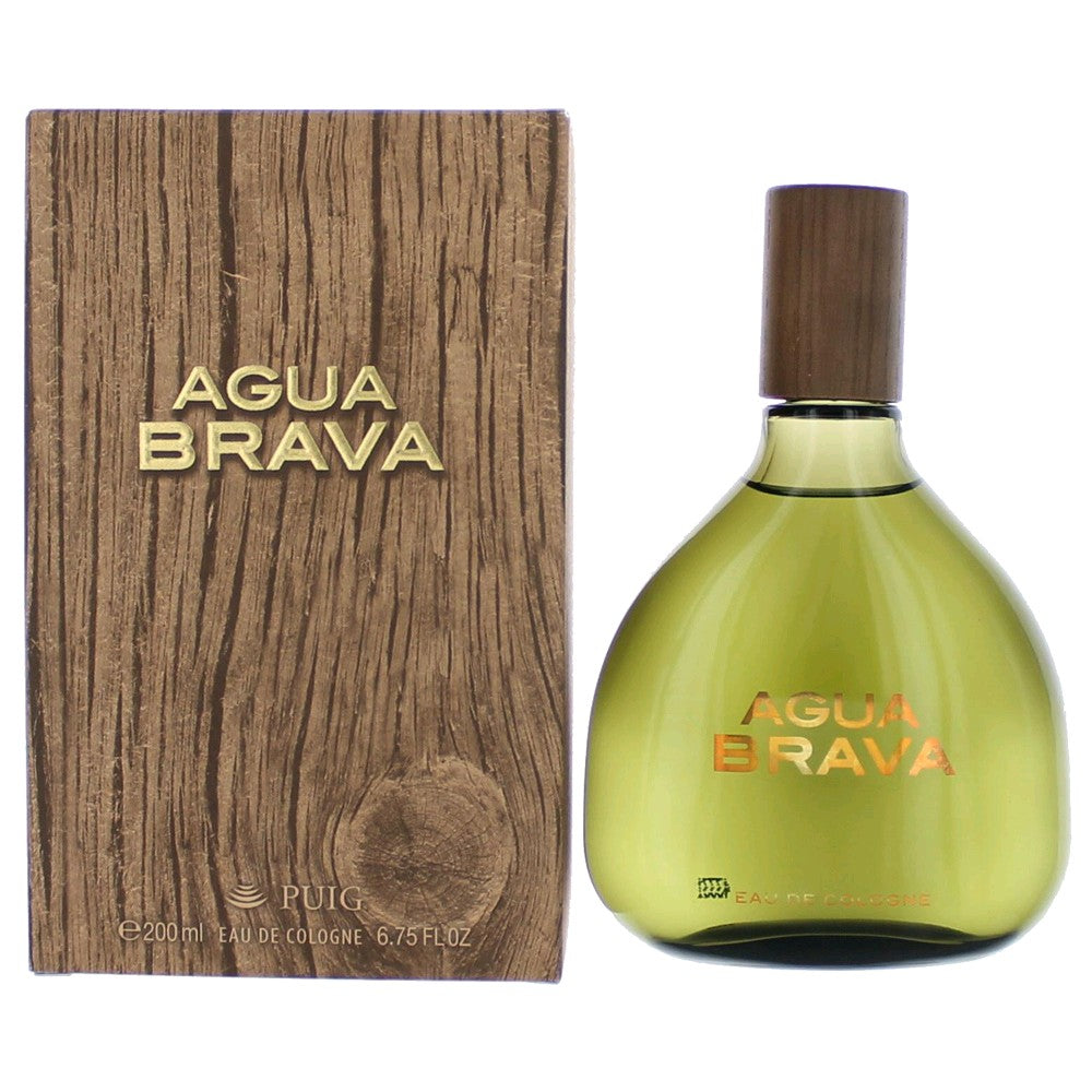 Agua Brava de Antonio Puig, 6.7 oz Agua de colonia Splash para hombres