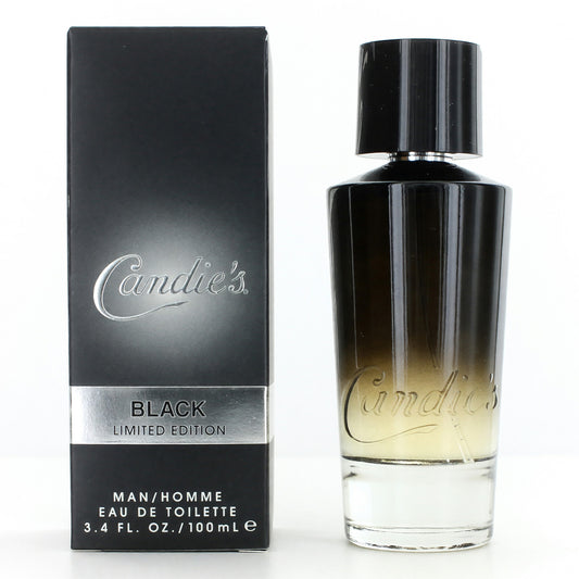 Candie's Black by Candies, Eau de Toilette en Spray de 3.4 oz para Hombre