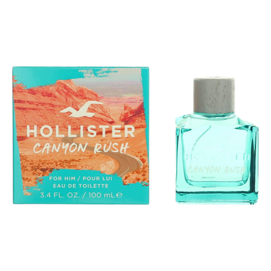 Canyon Rush de Hollister, Eau de Toilette en espray de 100 ml para hombre