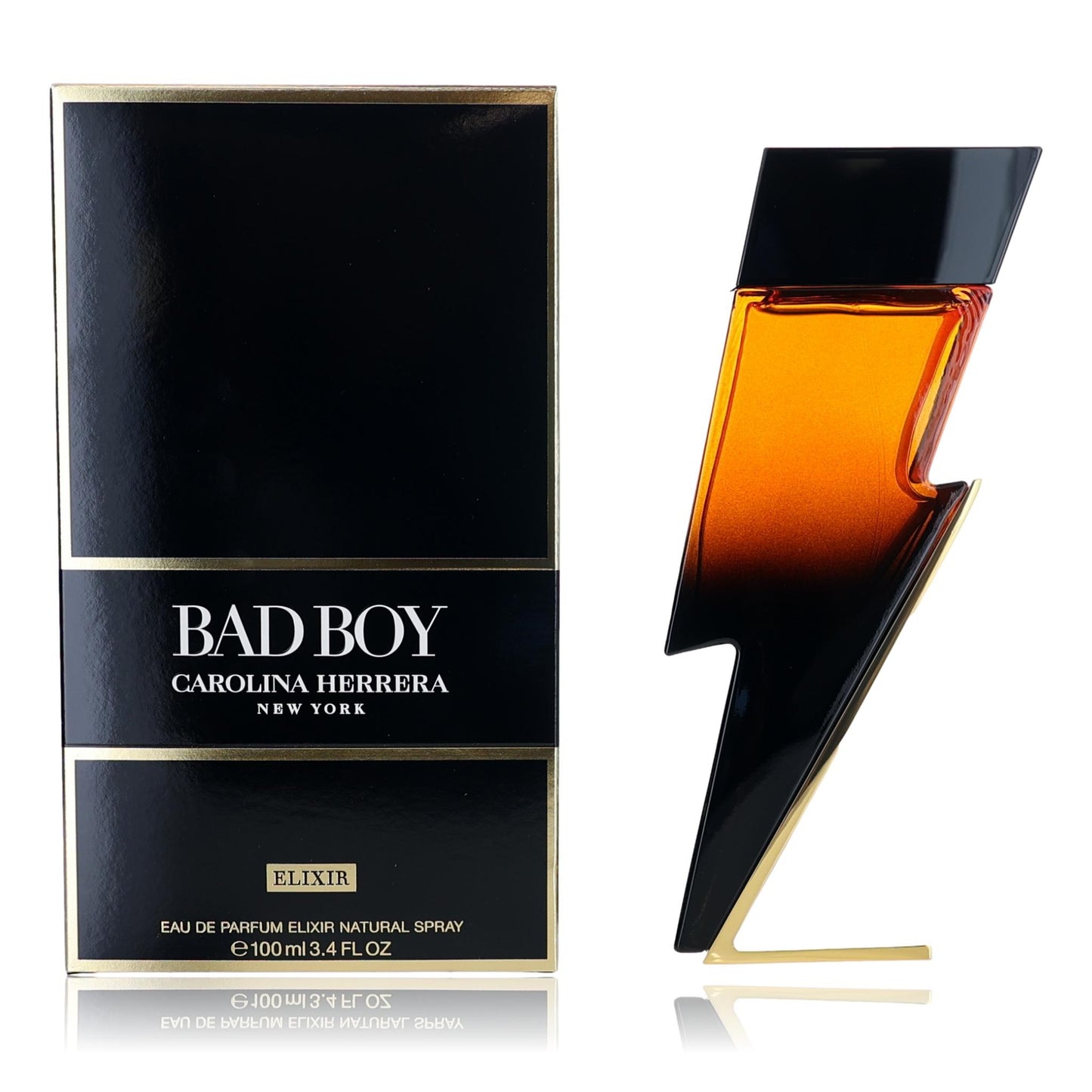 Bad Boy Elixir de Carolina Herrera, vaporizador de 100 ml EDP Elixir para hombre