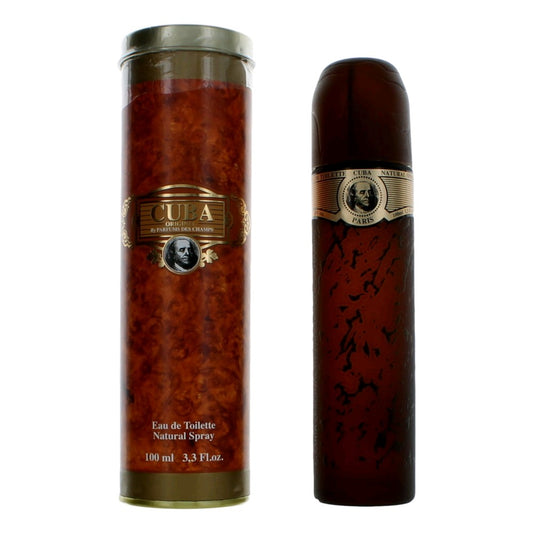 Cuba Gold de Cuba, vaporizador EDT de 3.3 oz para hombres