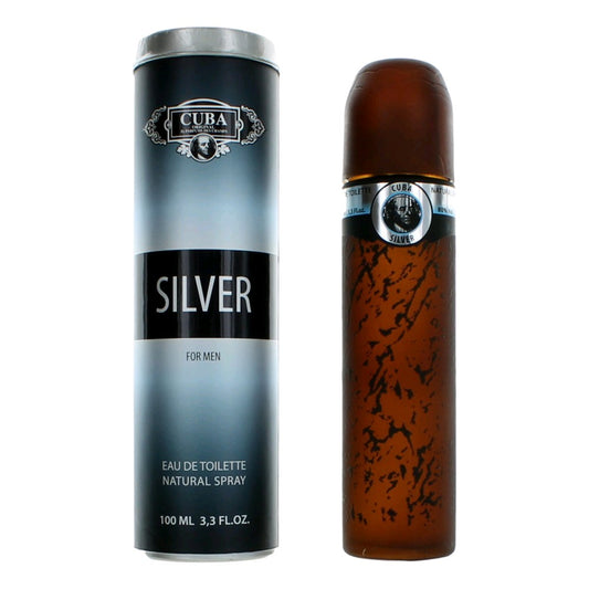Cuba Silver de Cuba, vaporizador de EDT de 100 ml para hombre
