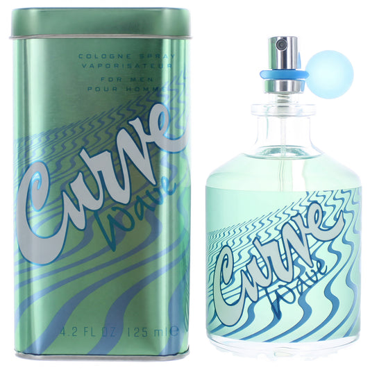 Curve Wave de Liz Claiborne, colonia en spray de 4,2 oz para hombres