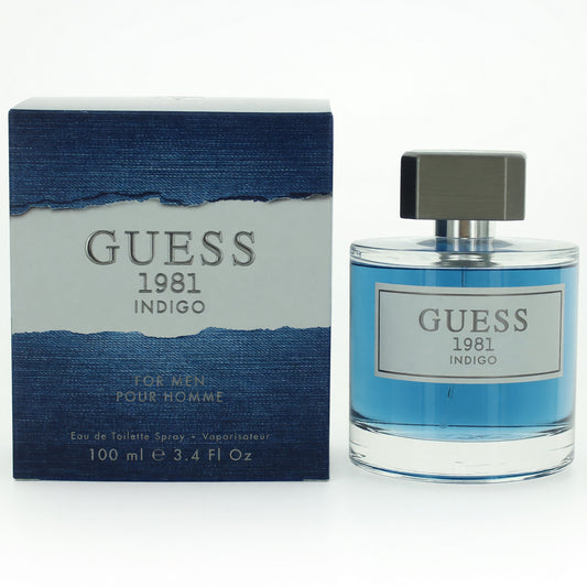 Guess 1981 Indigo de Guess, Eau de Toilette en espray de 3.4 oz para hombres