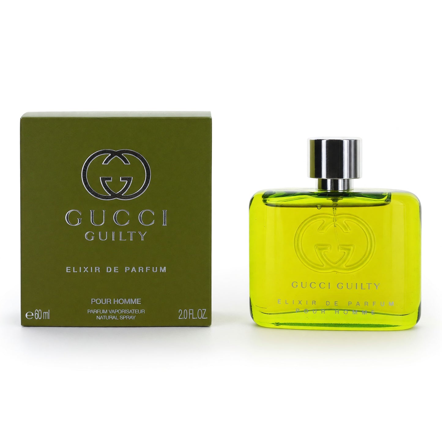 Gucci Guilty Elixir De Parfum Pour Homme de Gucci, Atomizador de perfume de 2oz para hombre
