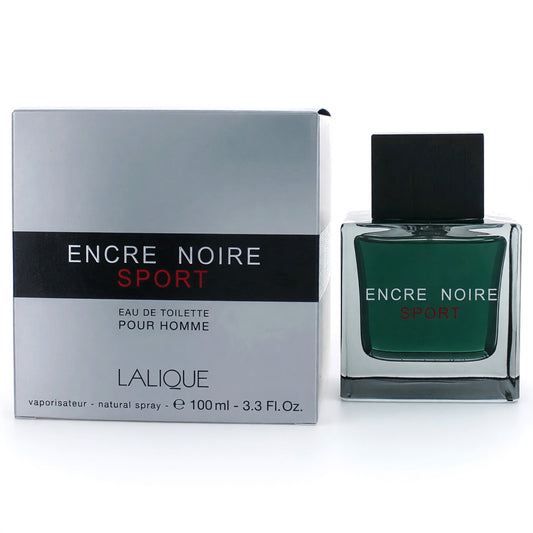 Encre Noire Sport de Lalique, Eau de Toilette en Spray de 3 oz para Hombres