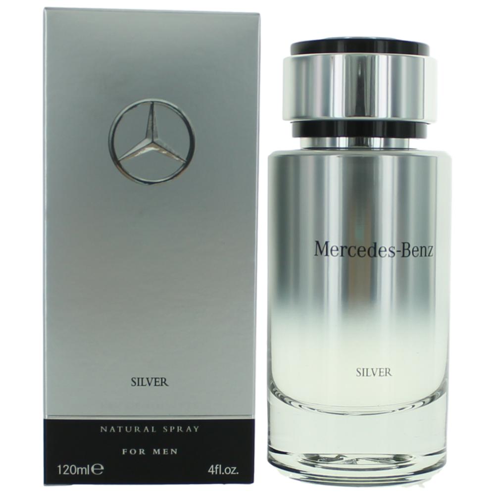 Mercedes Benz Silver by Mercedes Benz, 4 oz Eau De Toilette Spray for Men