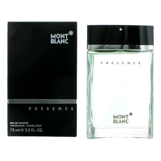 Mont Blanc Presence de Mont Blanc, EDT Vaporizador de 75 ml para Hombres