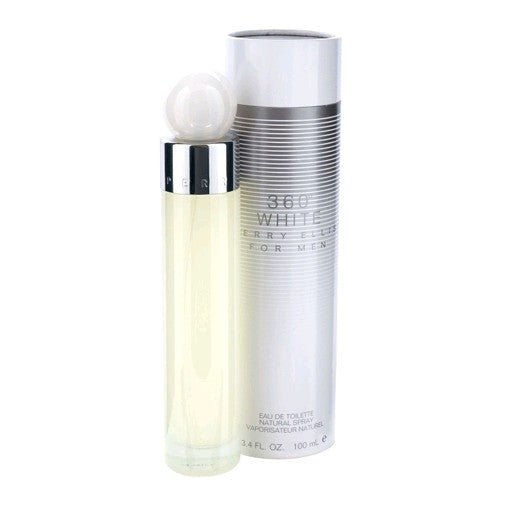 Perry Ellis 360 White de Perry Ellis, Eau de Toilette en Spray de 3.4 oz para Hombres