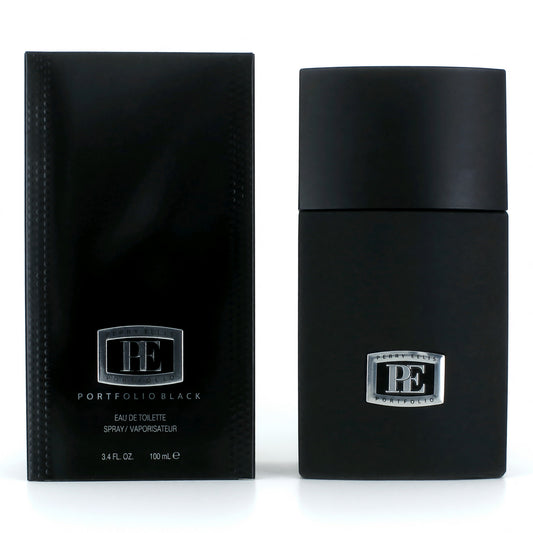 Portfolio Black de Perry Ellis, Eau de Toilette en Spray de 100 ml para Hombres
