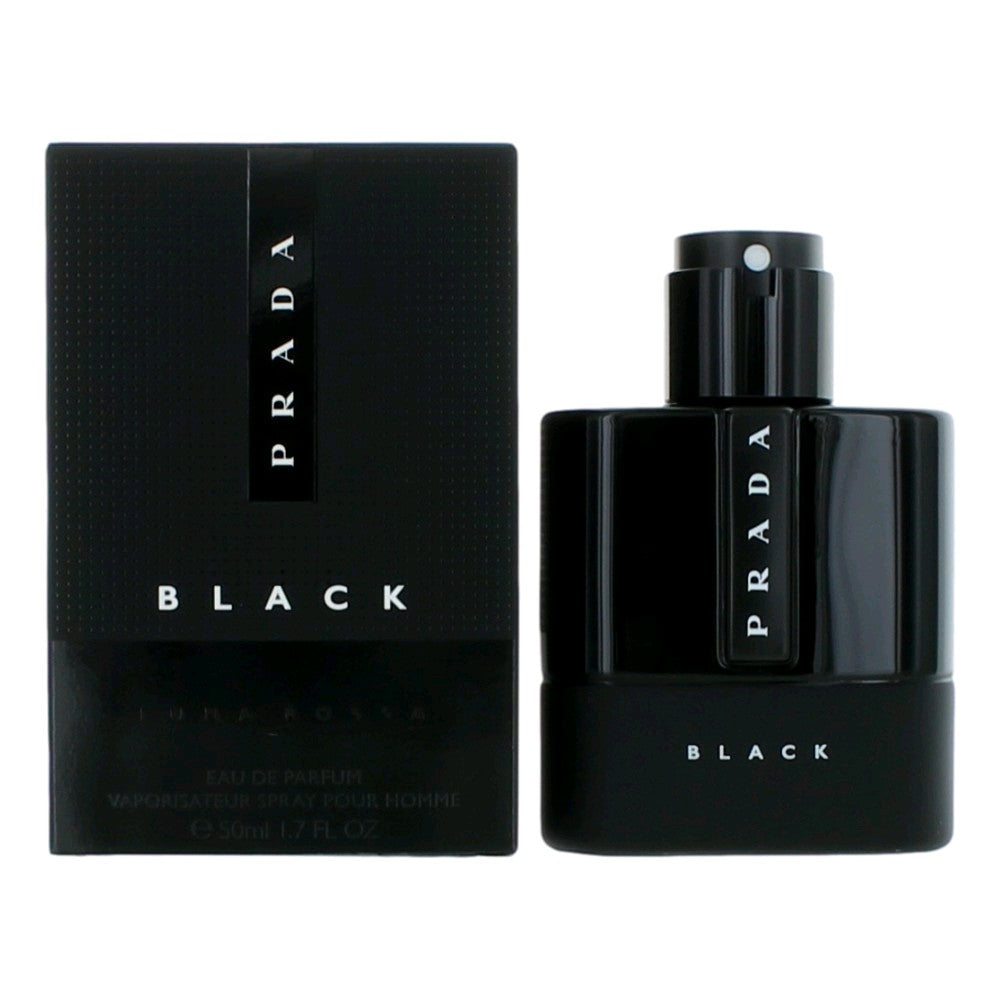 Prada Luna Rossa Black de Prada, Espray EDP de 1.7 oz para Hombres