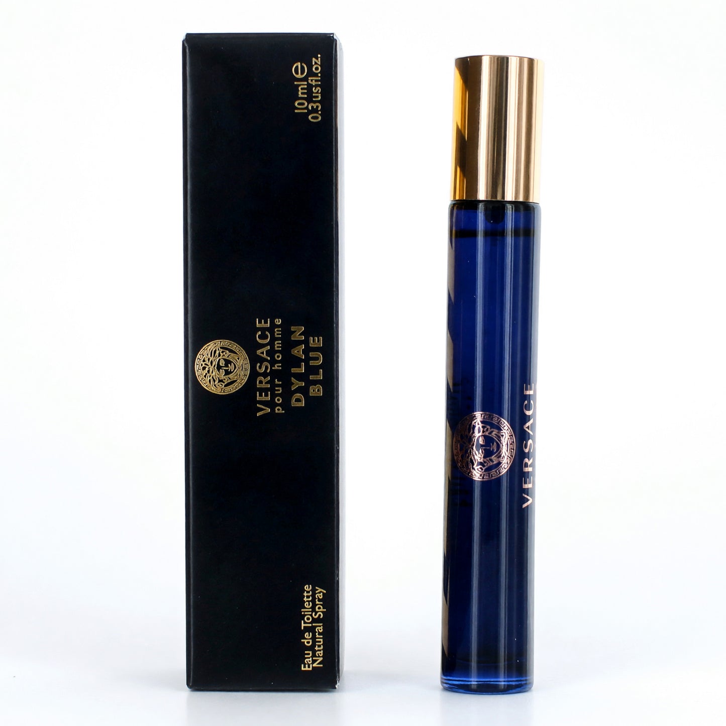 Versace Pour Homme Dylan Blue de Versace, EDT en espray de viaje para hombres, 0.3oz