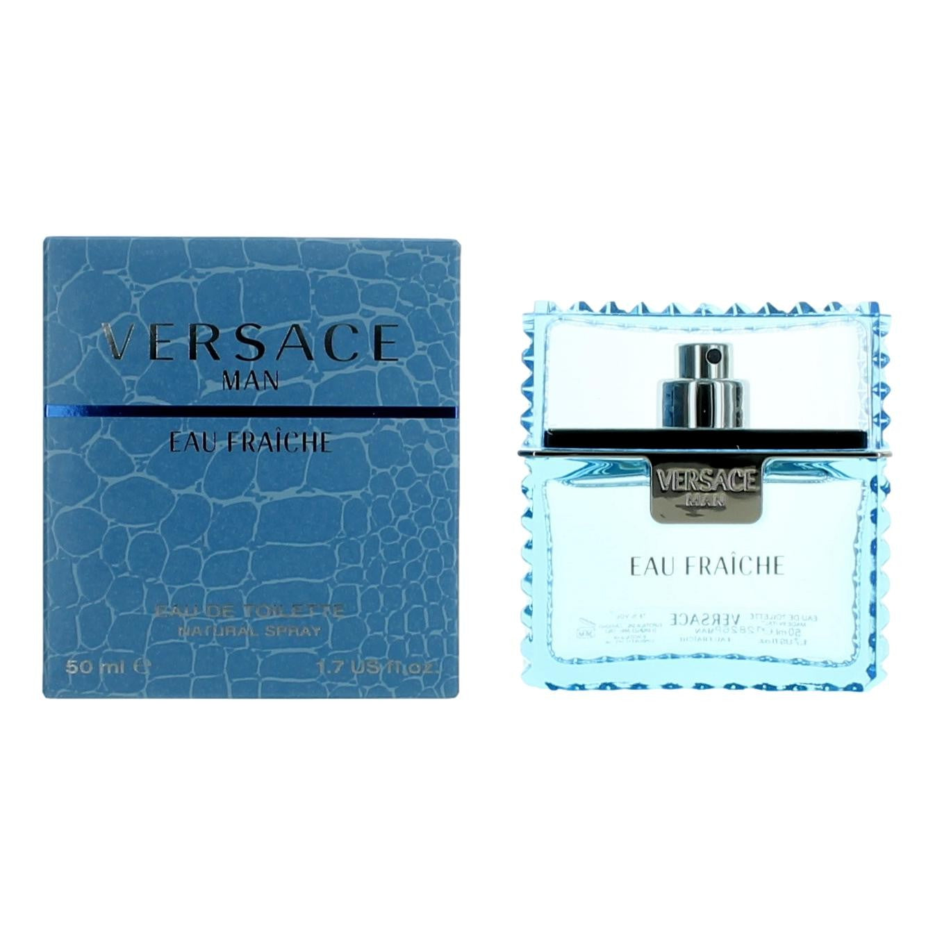 Versace Man Eau Fraiche  by Versace, 1.7 oz Eau De Toilette Spray for Men