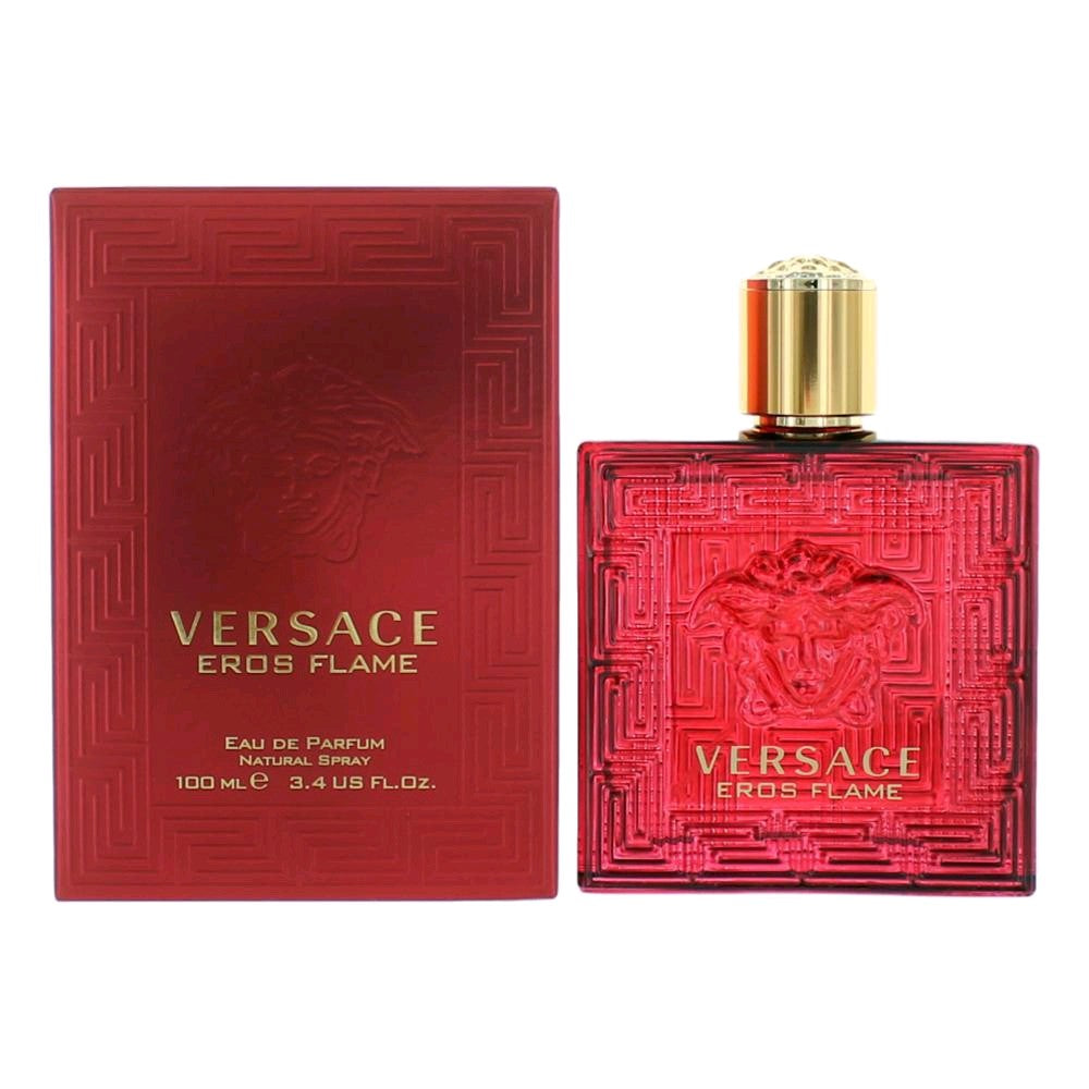 Eros Flame de Versace, Vaporizador EDP de 3.4 oz para Hombres