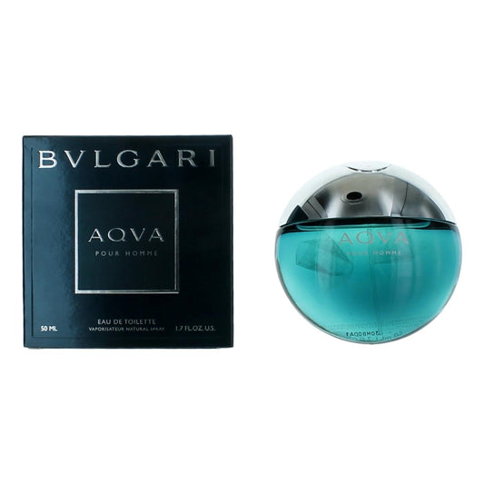 Aqva Pour Homme by Bvlgari, 1.7 oz Eau de Toilette Spray for Men - 101 Perfume Plus