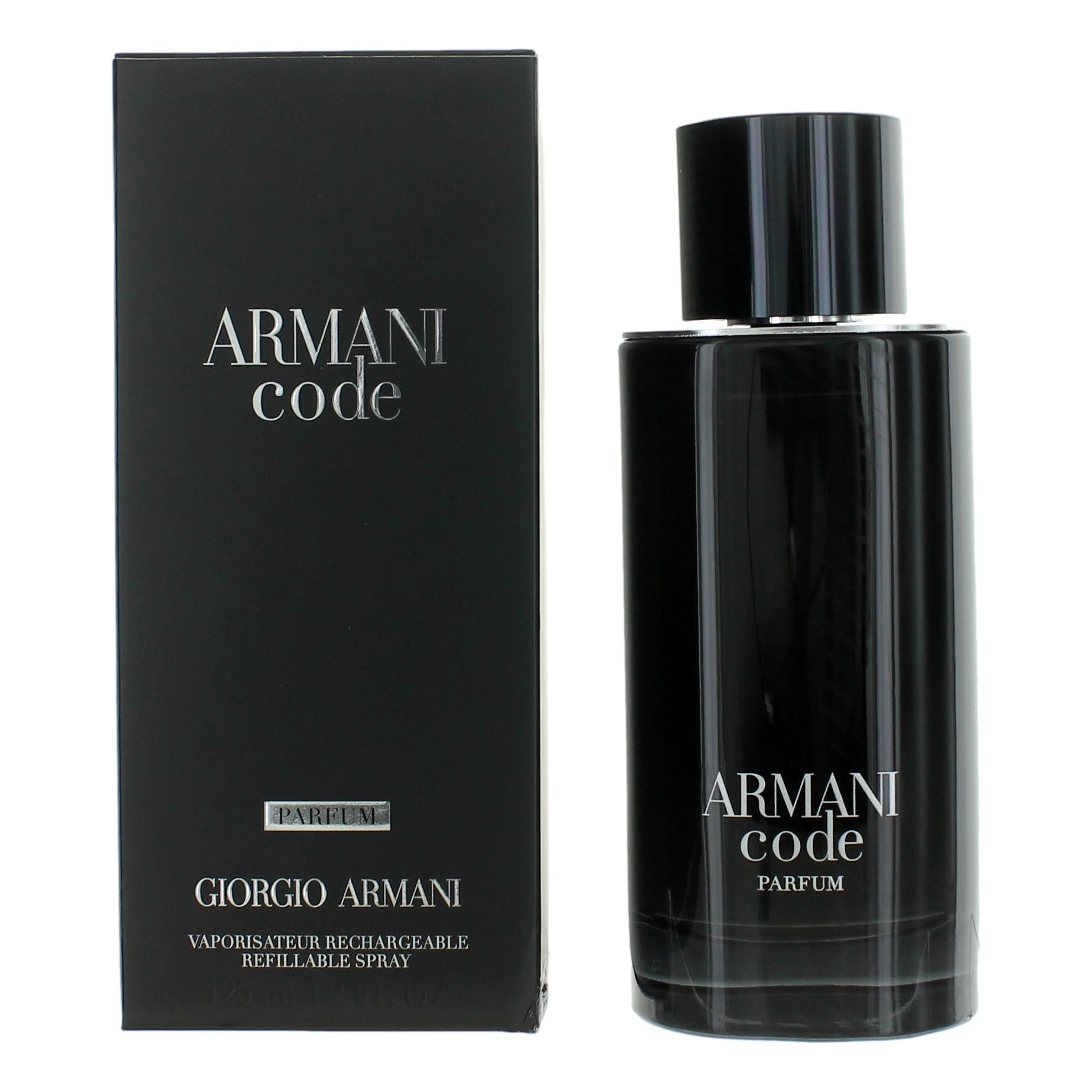 Armani Code by Giorgio Armani, 4.2 oz Parfum Spray for Men - 101 Perfume Plus