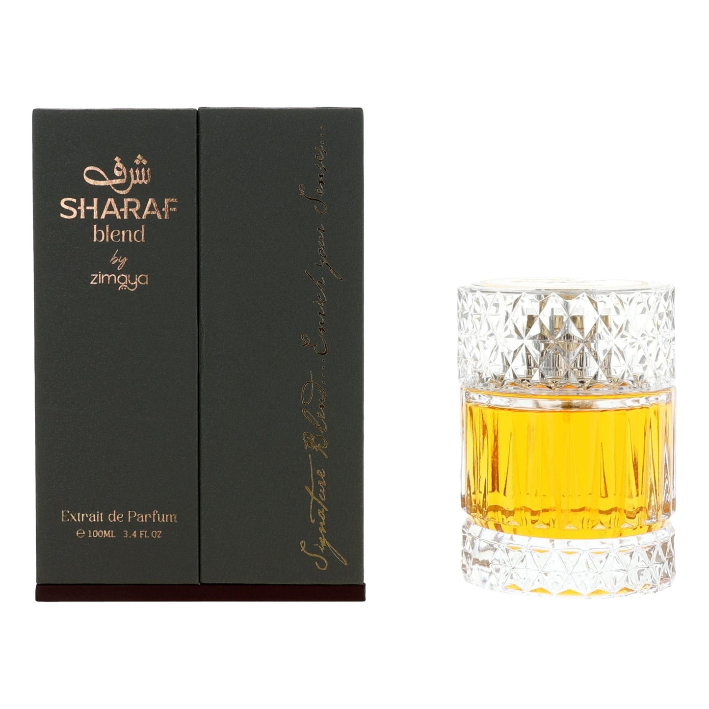 Sharaf Blend de Zimaya, Extrait de Parfum en Spray de 3.4 oz para Unisex