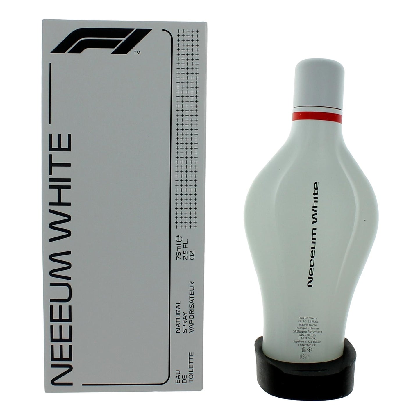 Formula 1 Neeeum White de Formula 1, Spray EDT de 2.5 oz para Unisex