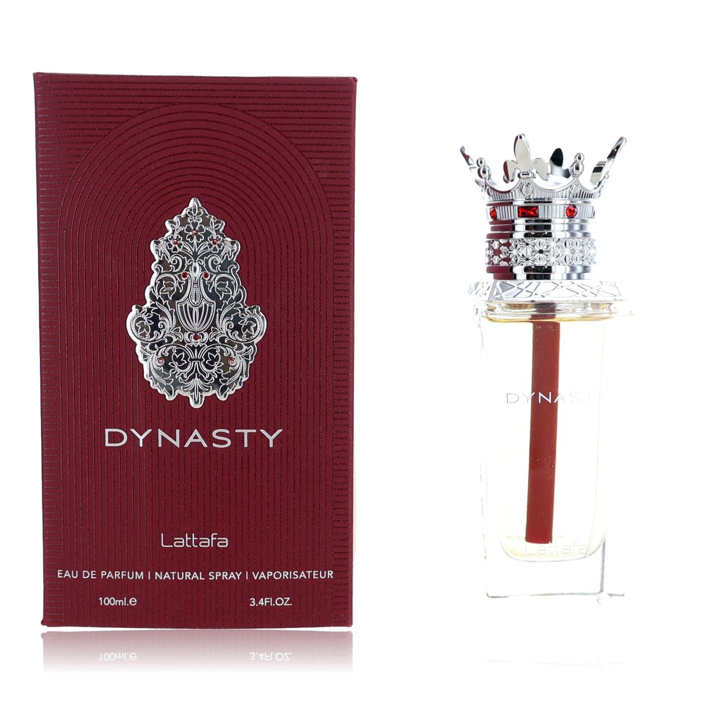 Dynasty de Lattafa, pulverizador de EDP de 3.4 oz para unisex