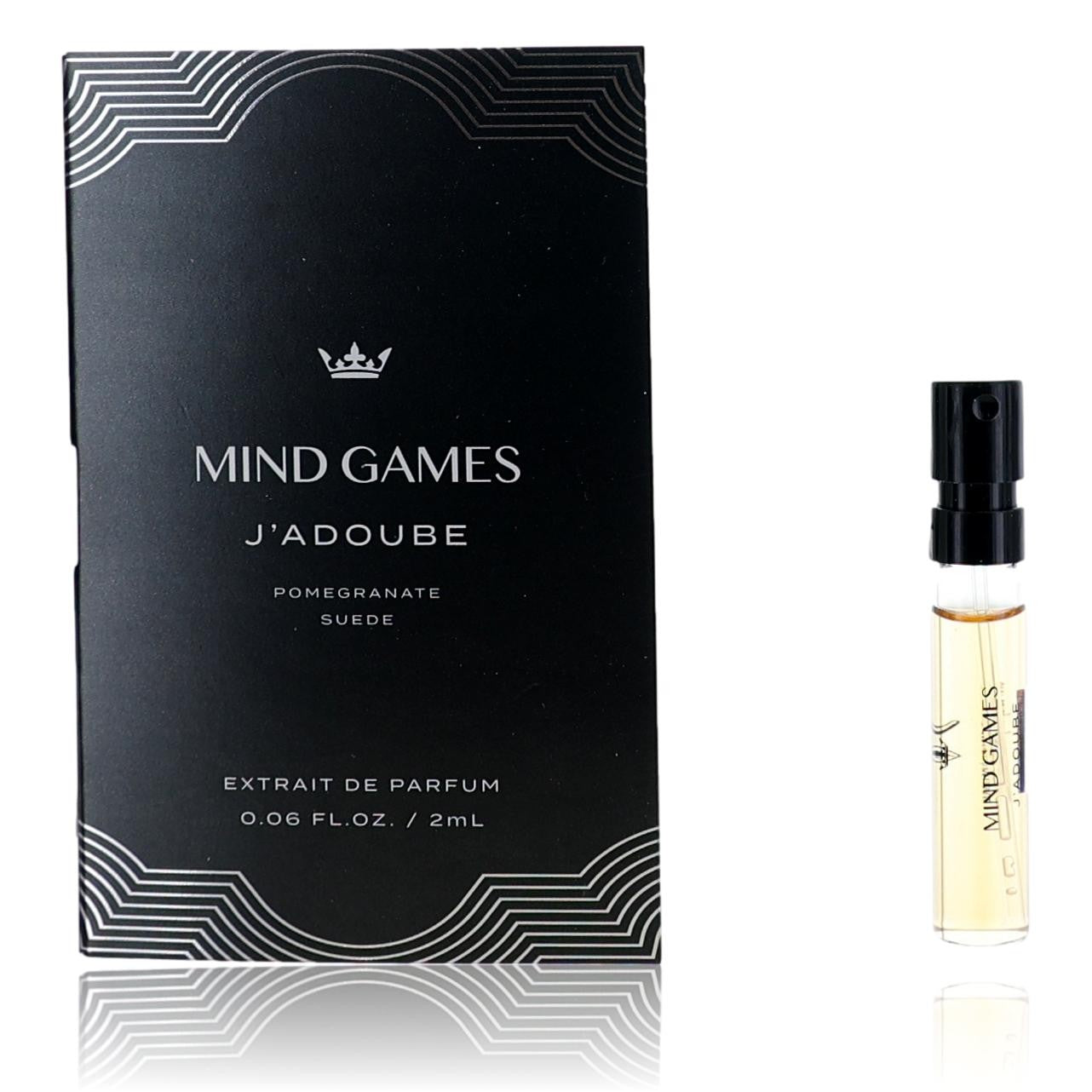 J'Adoube de Mind Games, 0.06 oz Extrait de Parfum Muestra Unisex