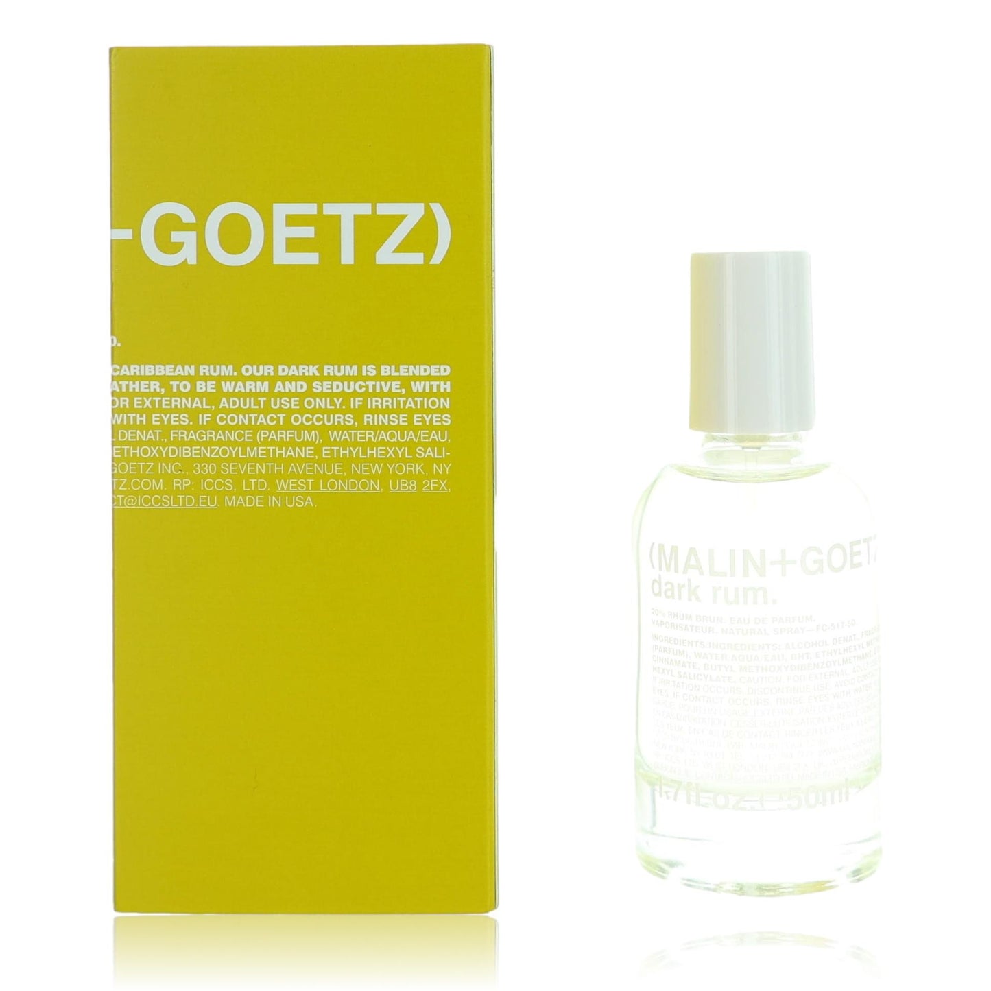 Malin & Goetz Dark Rum de Malin & Goetz, vaporizador EDP de 1.7 oz para unisex