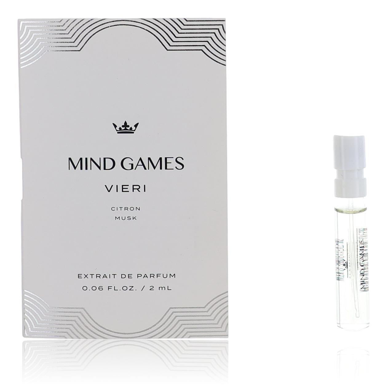 Vieri by Mind Games, 0.06 oz Extrait de Parfum para Muestra Unisex