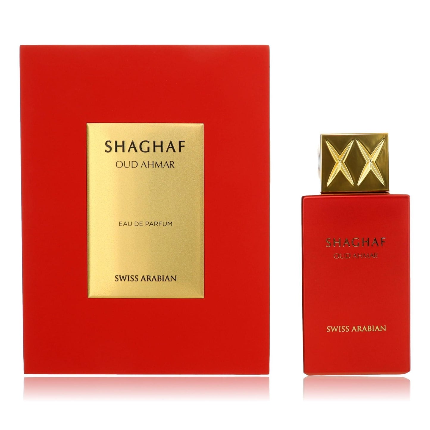 Shaghaf Oud Ahmar de Swiss Arabian, EDP en espray de 75 ml para uso unisex