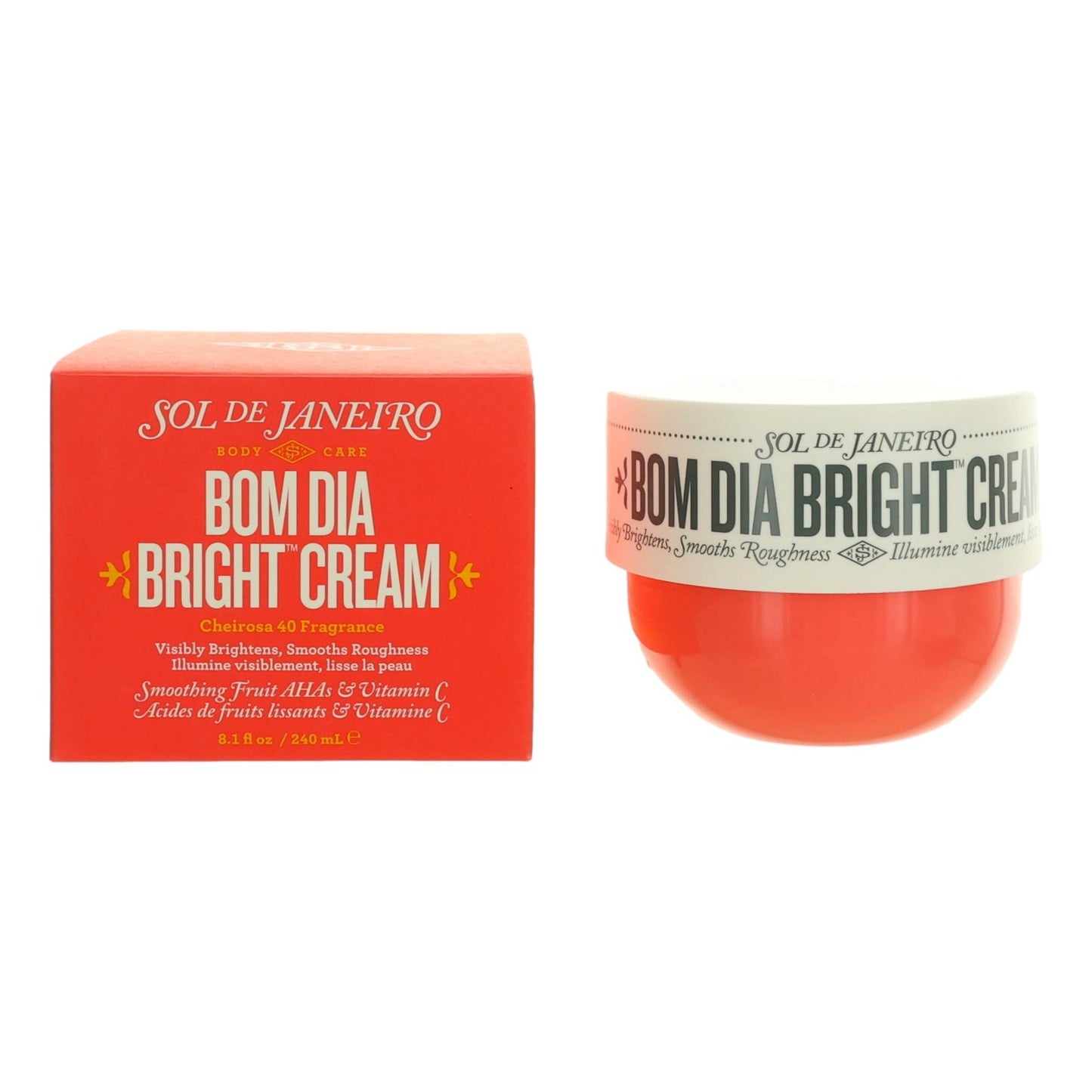 Crema brillante Bom Dia de Sol De Janeiro, crema corporal de 8 oz