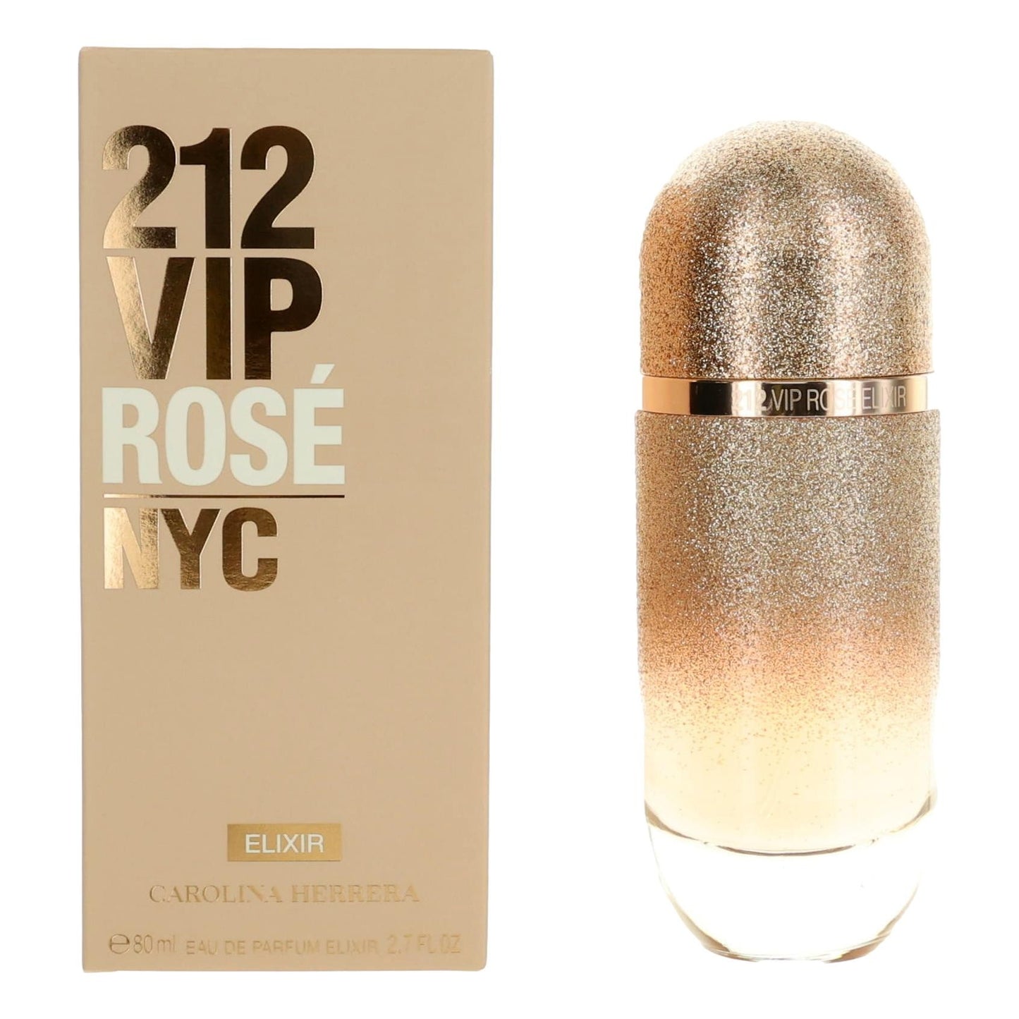 212 VIP Rose Elixir de Carolina Herrera, vaporizador de 2.7 oz EDP Elixir para mujer
