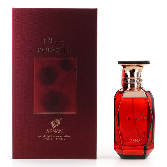 Cherry Bouquet de Afnan, Eau de Parfum en espray de 2.7 oz para mujer