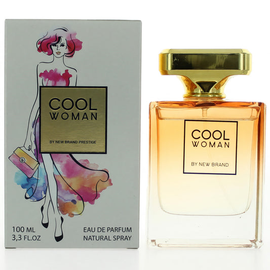 Cool Woman de New Brand, EDP Vaporizador de 3.3 oz para Mujer