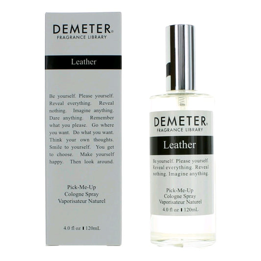 Leather by Demeter, colonia en spray de 4 oz para hombres