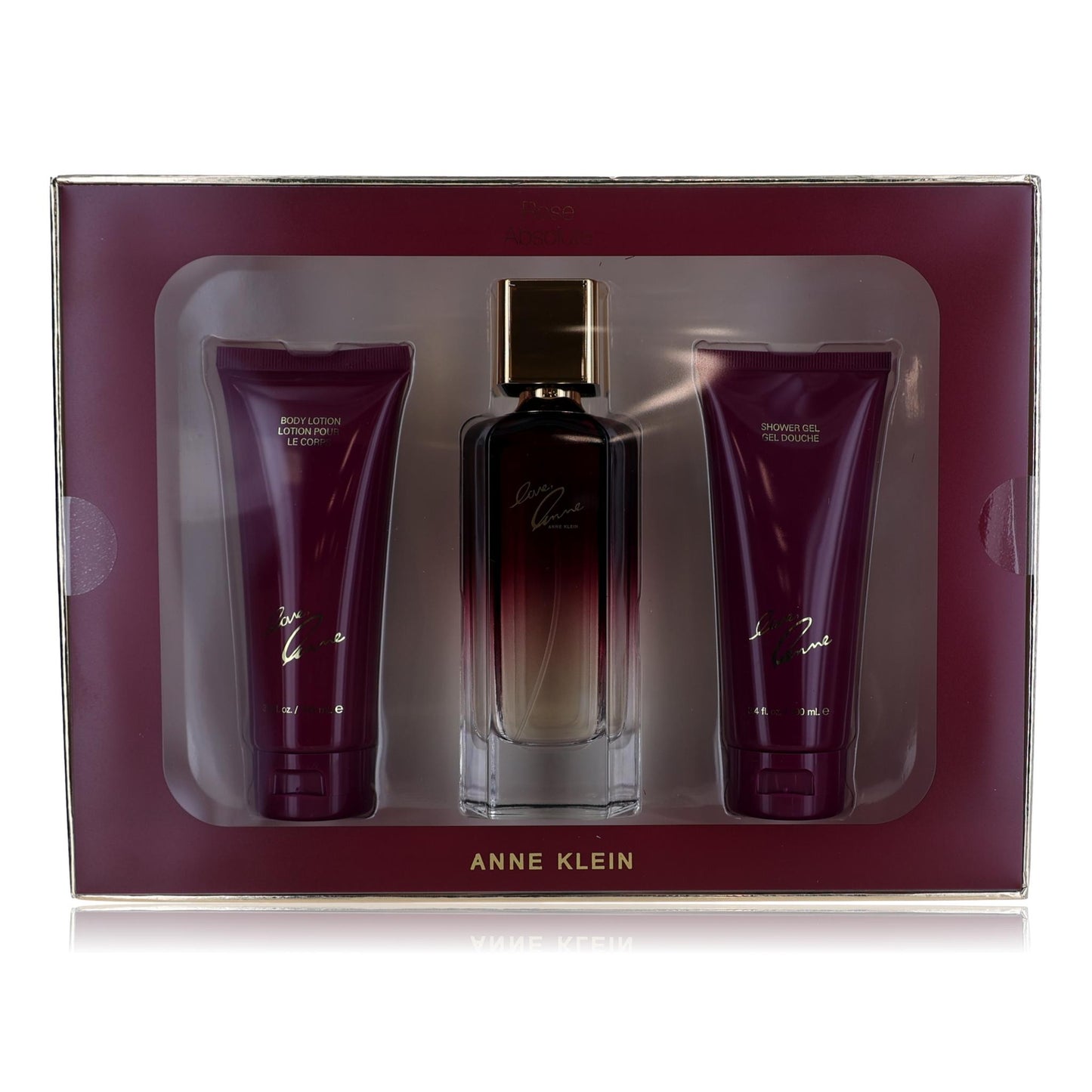 Rose Absolute de Anne Klein, Set de regalo de 3 piezas para mujer