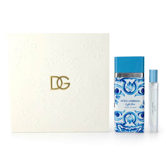 Light Blue Capri In Love de Dolce & Gabbana, Set de Regalo de 2 Piezas para mujer