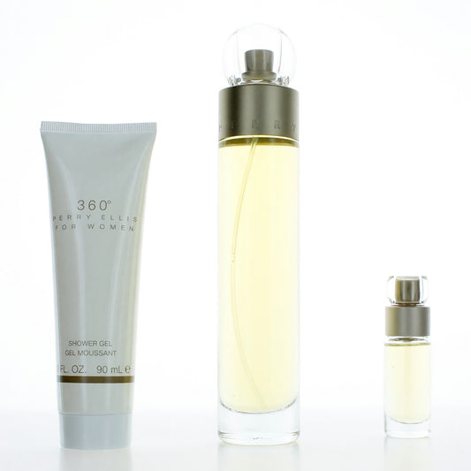 Perry Ellis 360 de Perry Ellis, Estuche de Regalo de 3 Piezas para Mujer