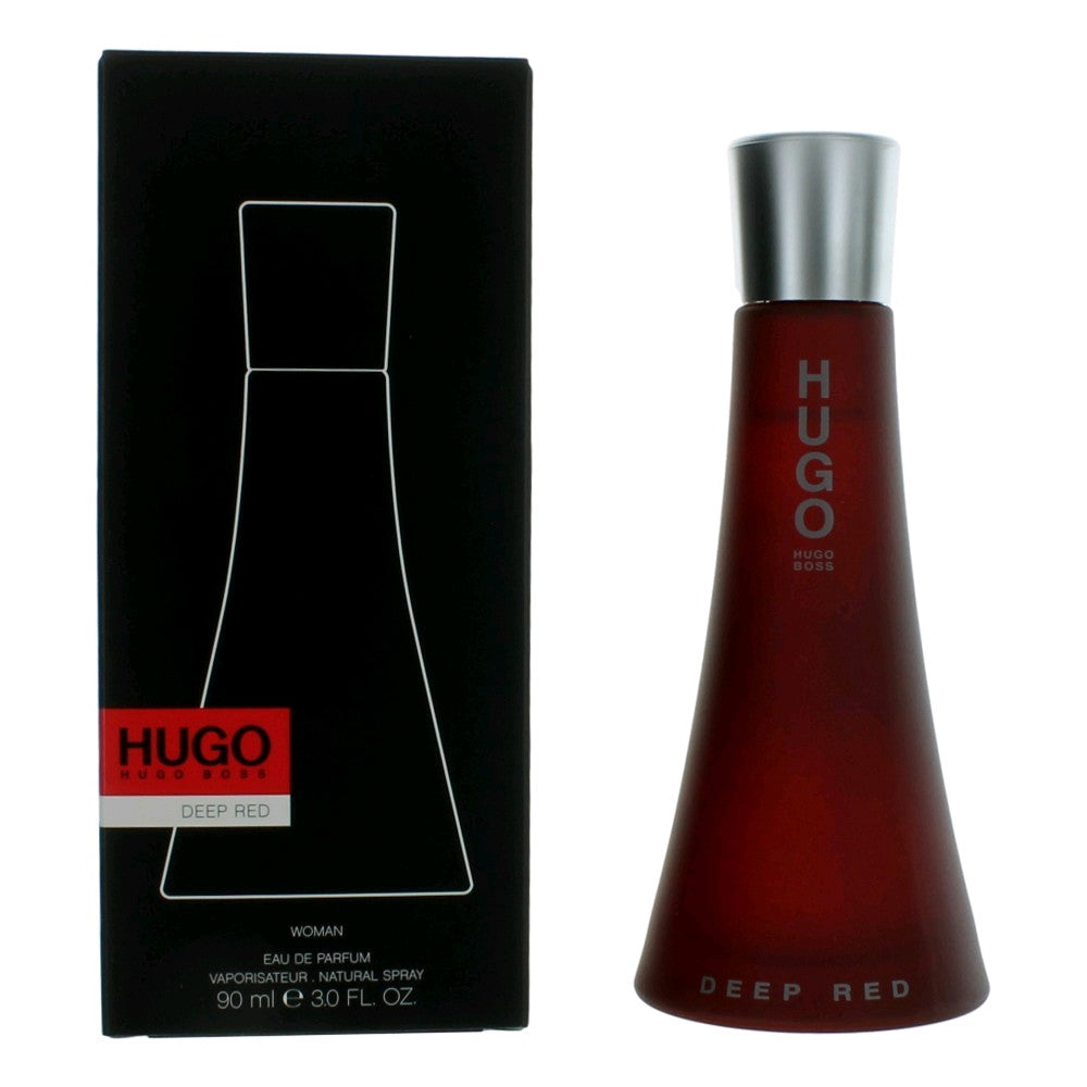 Hugo Deep Red de Hugo Boss, Eau de Parfum en spray de 90 ml para mujer
