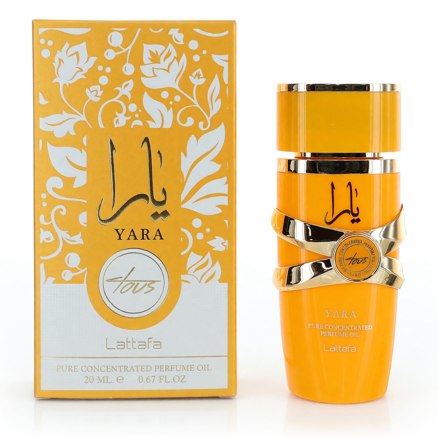 Yara Tous de Lattafa, 0.67 oz Aceite Perfumado Concentrado para Mujer
