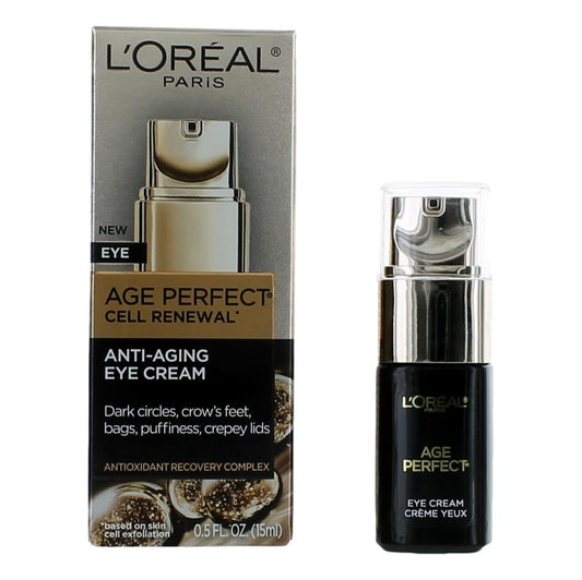 L'Oreal Age Perfect Cell Renewal de L'Oreal, Crema Antiedad para Ojos de 0.5oz