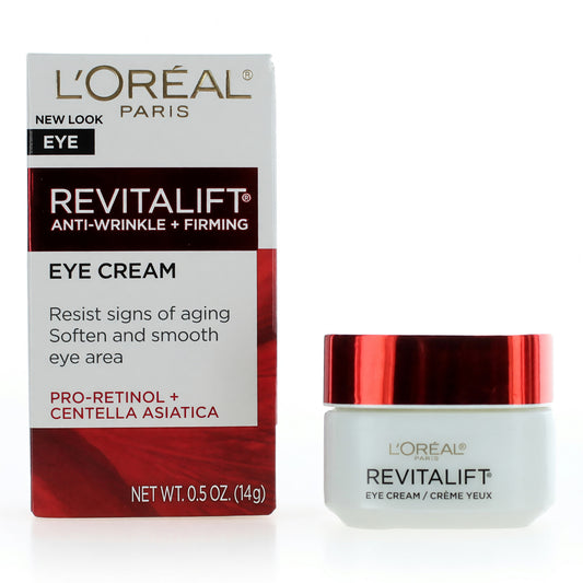 L'Oreal Revitalift Antiarrugas + Reafirmante de L'Oreal, crema para ojos de 0.5 oz