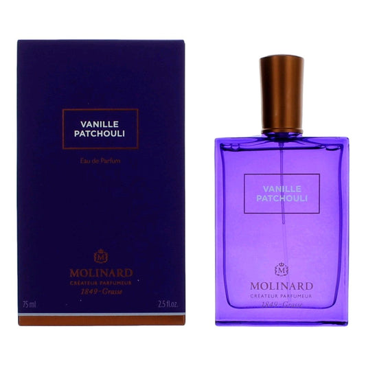 Vanille Patchouli by Molinard, 2.5 oz Eau De Parfum Spray for Women