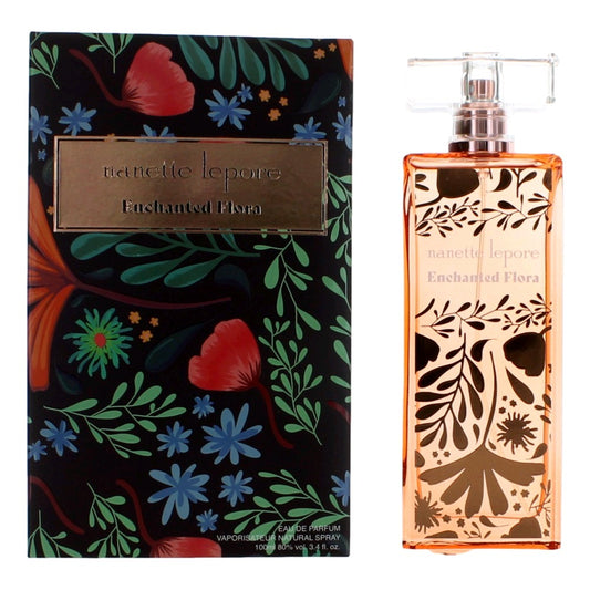 Enchanted Flora de Nanette Lepore, vaporizador EDP de 3.4 oz para mujer